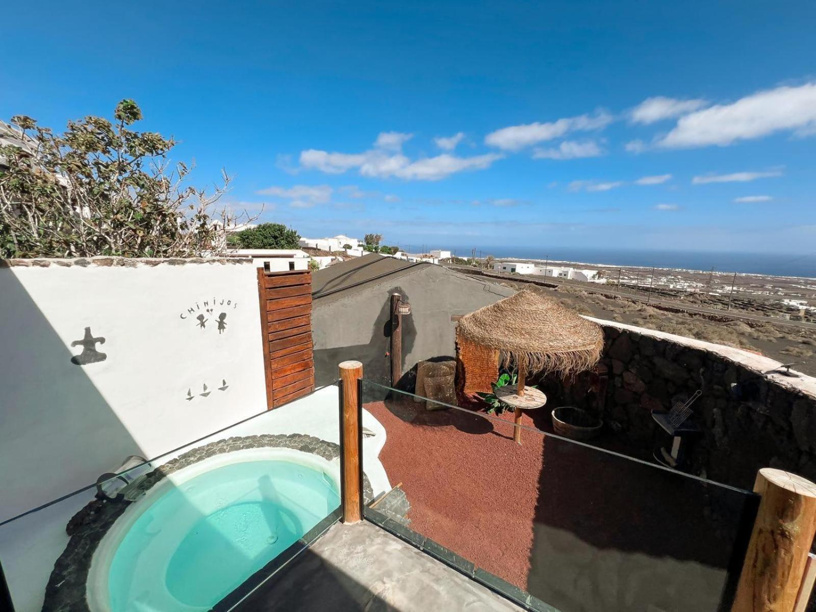 La Asomada Casita Mis Chinijos Con Jacuzzi O Minipiscinaアパートメント エクステリア 写真